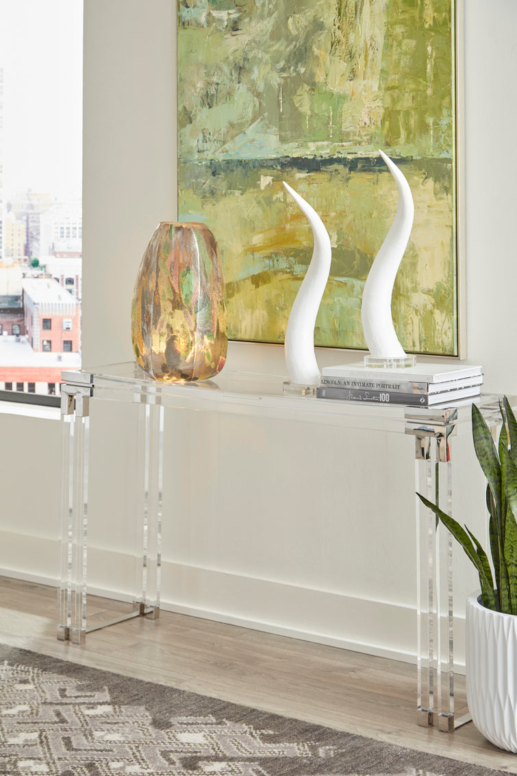 Wildwood Bowen Acrylic Console Table