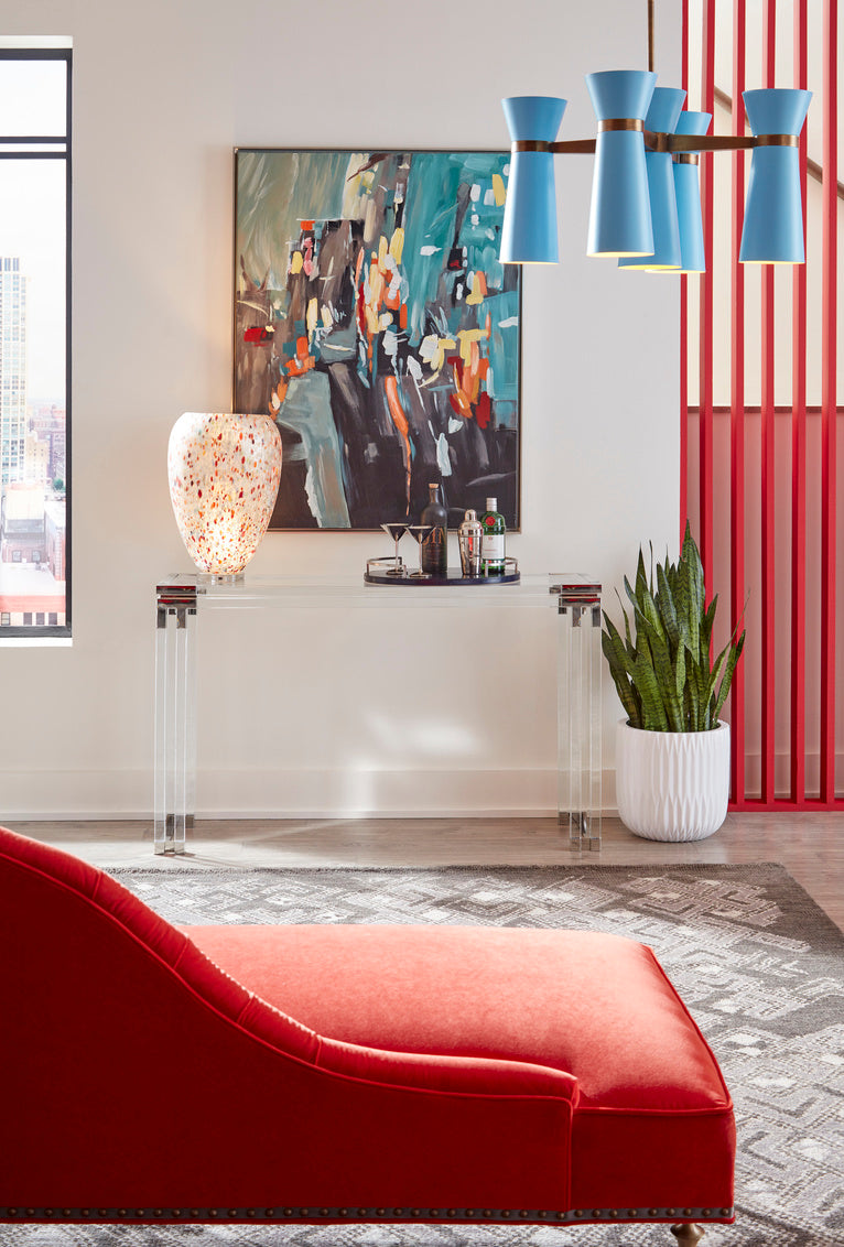 Wildwood Bowen Acrylic Console Table