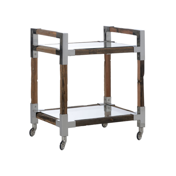 Wildwood Rustic Glam Bar Cart