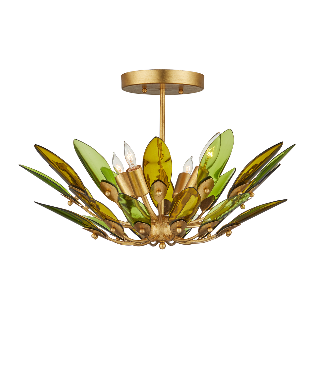 Currey & Company Selavy Semi Flush Mount