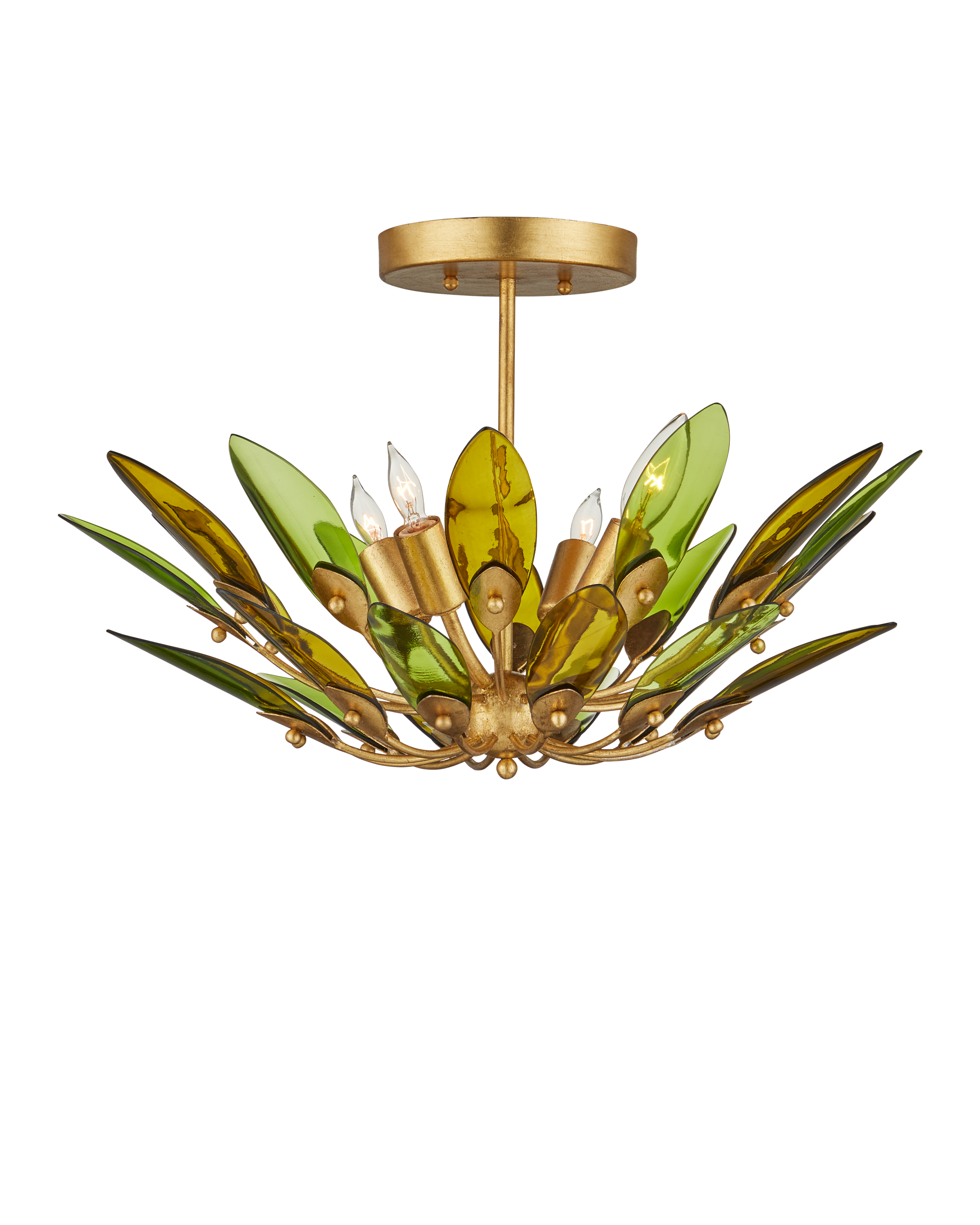 Currey & Company Selavy Semi Flush Mount