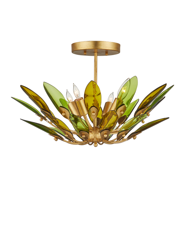 Currey & Company Selavy Semi Flush Mount