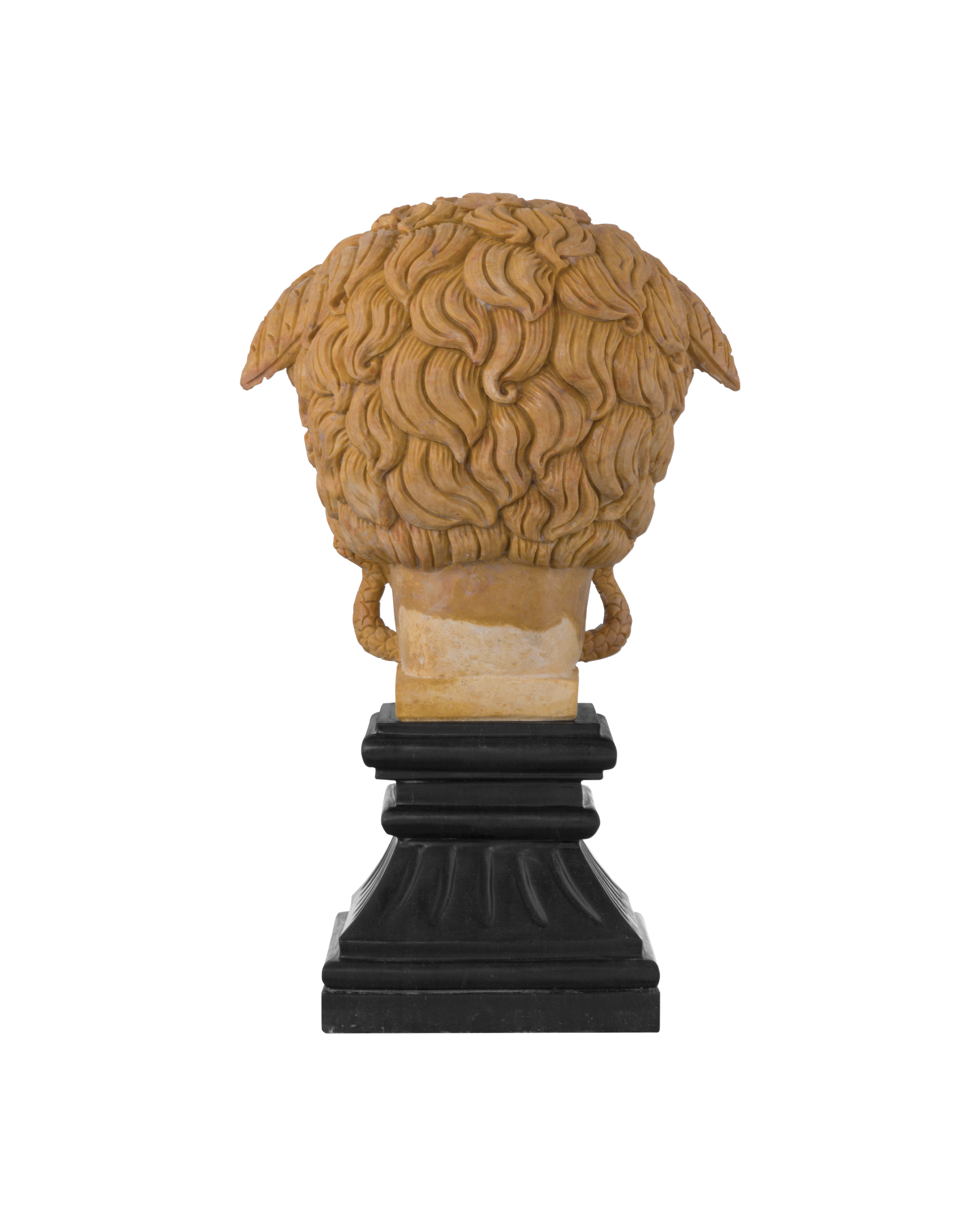 Currey & Company Hypnos Head On Metal Plinth