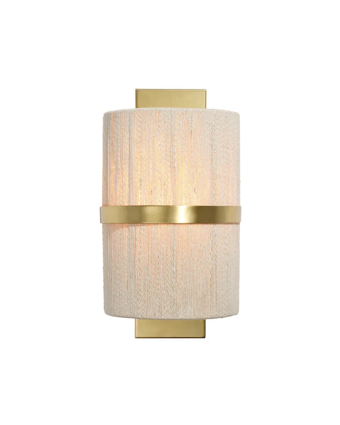 Jamie Young Carousel 1 Light Wall Sconce, Off White