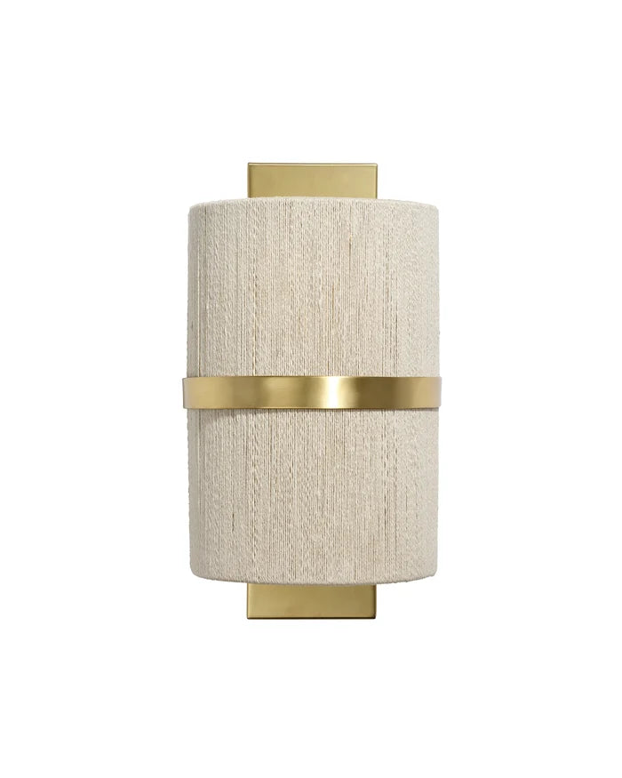 Jamie Young Carousel 1 Light Wall Sconce, Off White