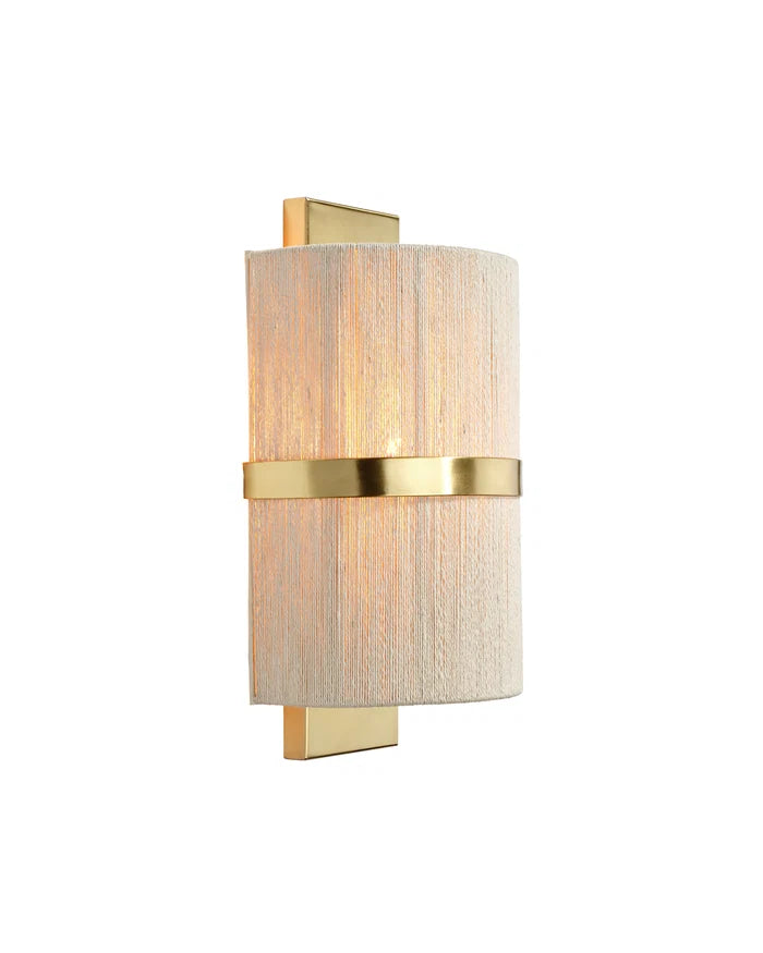 Jamie Young Carousel 1 Light Wall Sconce, Off White