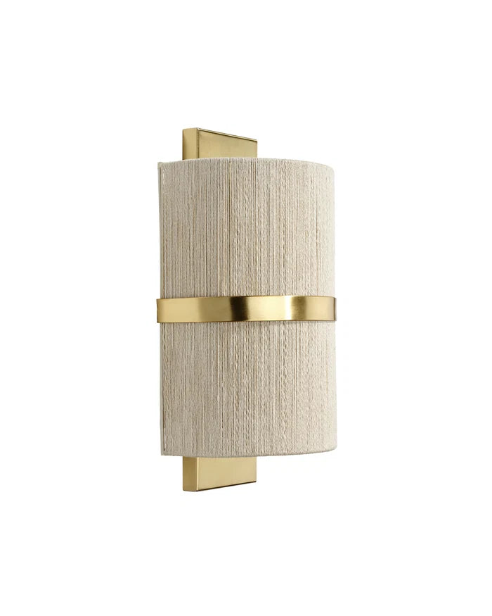 Jamie Young Carousel 1 Light Wall Sconce, Off White
