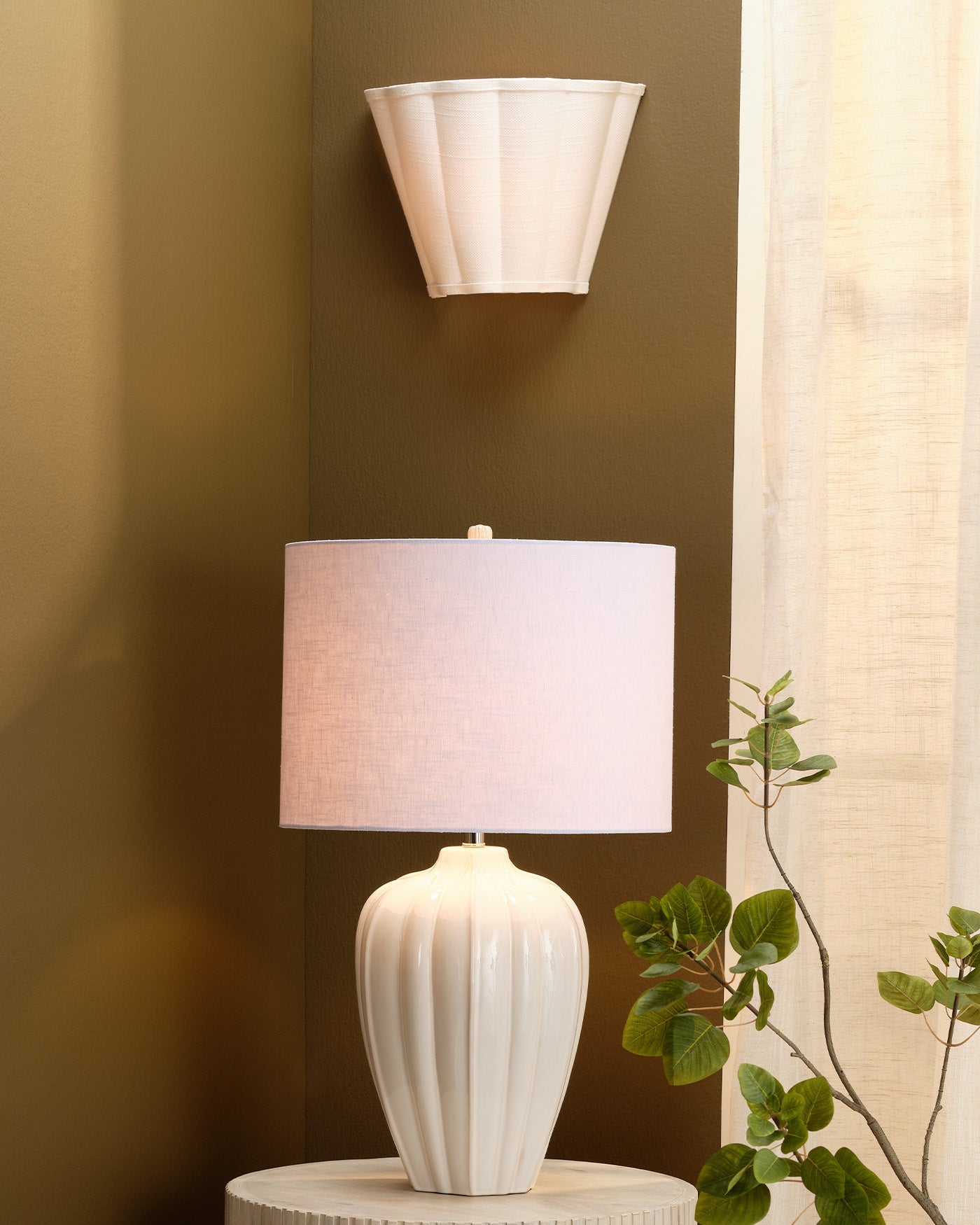 Jamie Young Scalloped 1 Light Wall Sconce