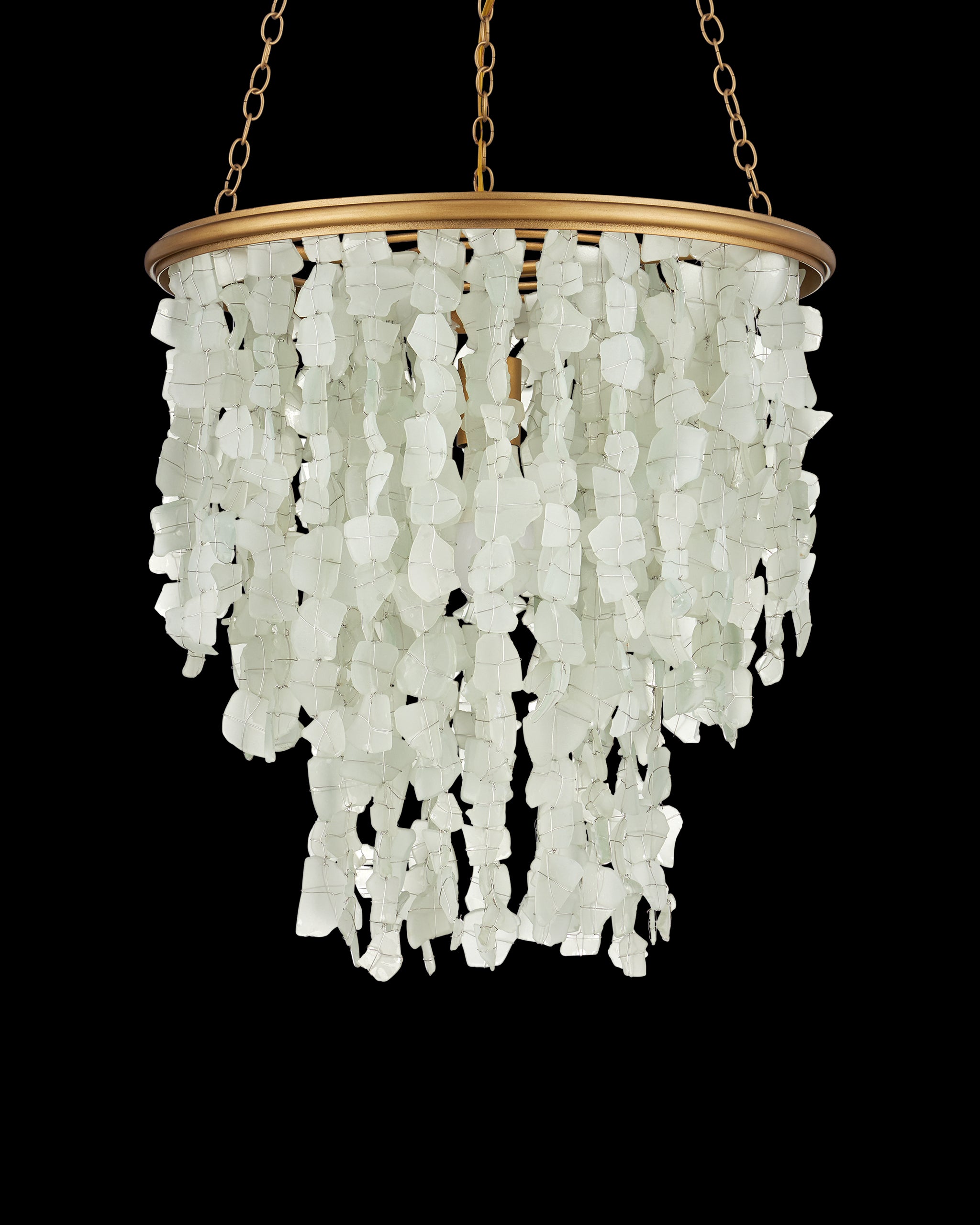 Currey & Company Verre De Mer Small Chandelier