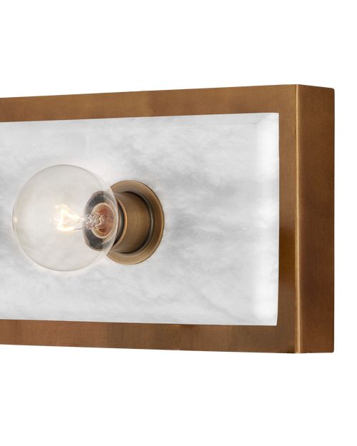 Currey & Company Berdine Large Brass Wall Sconce