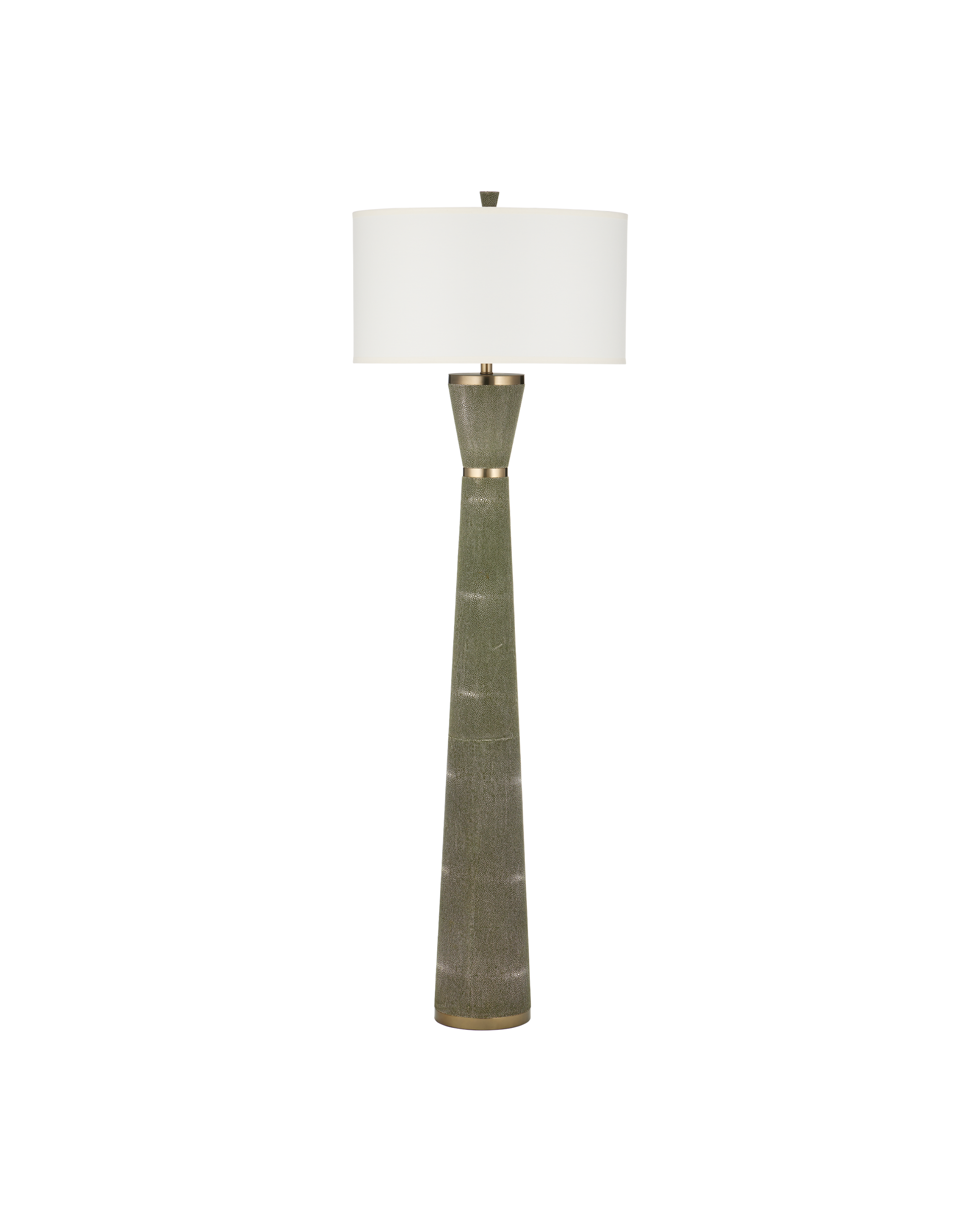 Currey & Company Galuchat Hourglass Floor Lamp