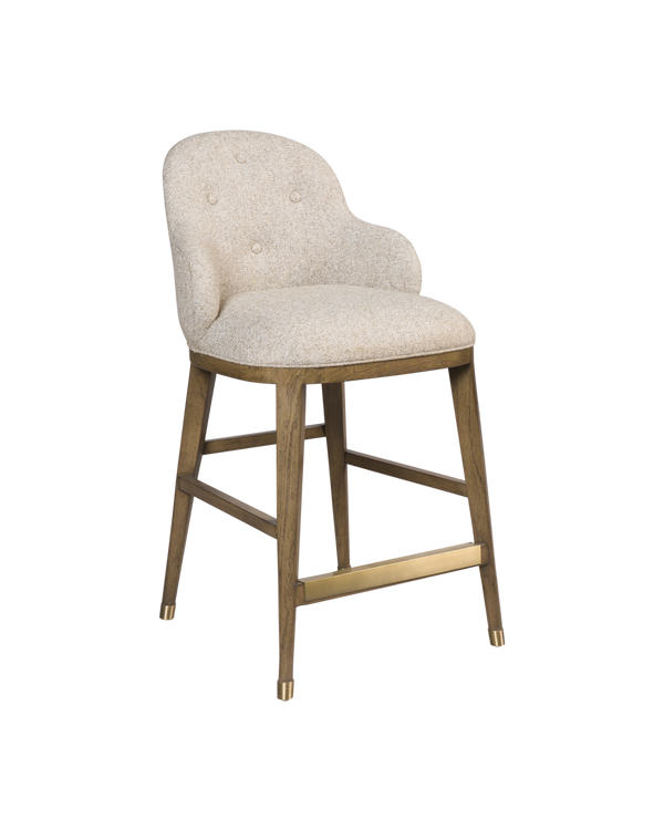 Currey & Company Vario Counter Stool, Antique Alaska