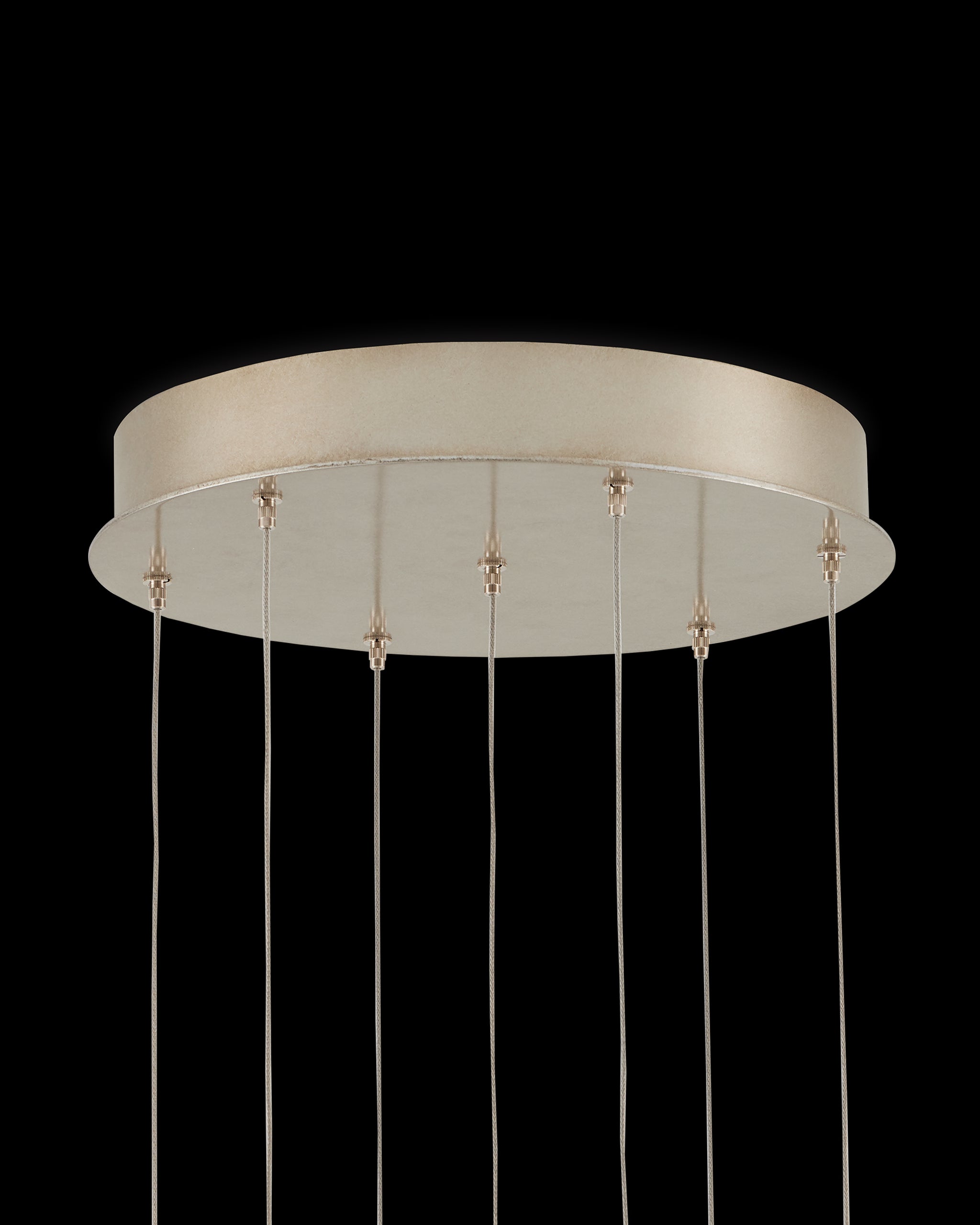 Currey & Company Posh 7 Light Round Multi Drop Pendant