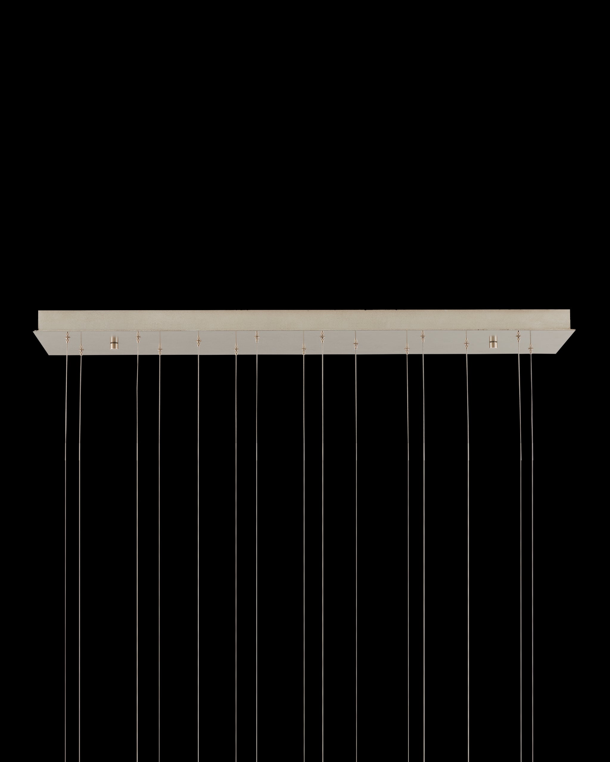 Currey & Company Posh 15 Light Linear Multi Drop Pendant