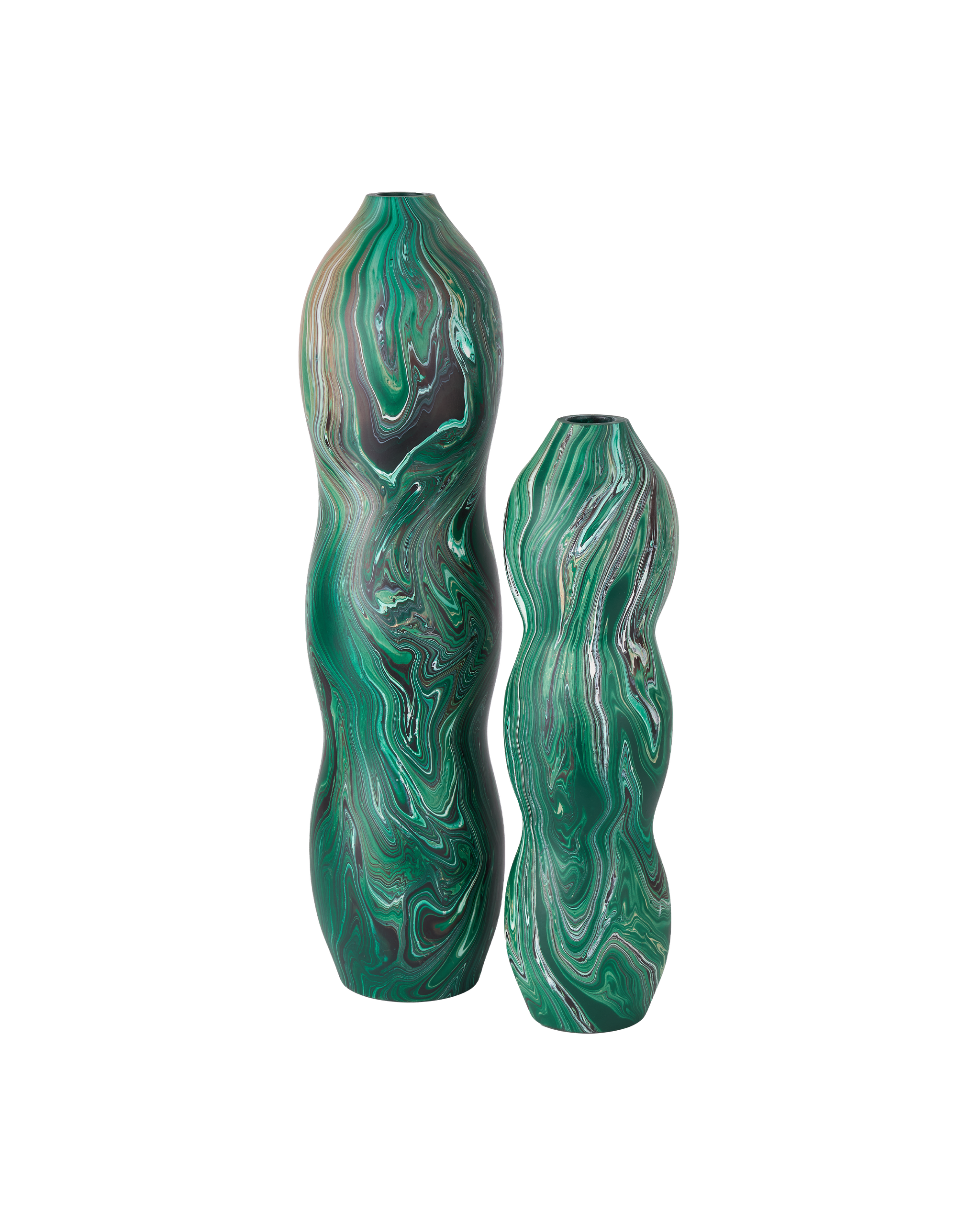 Currey & Company Tamarind Large Green Vase