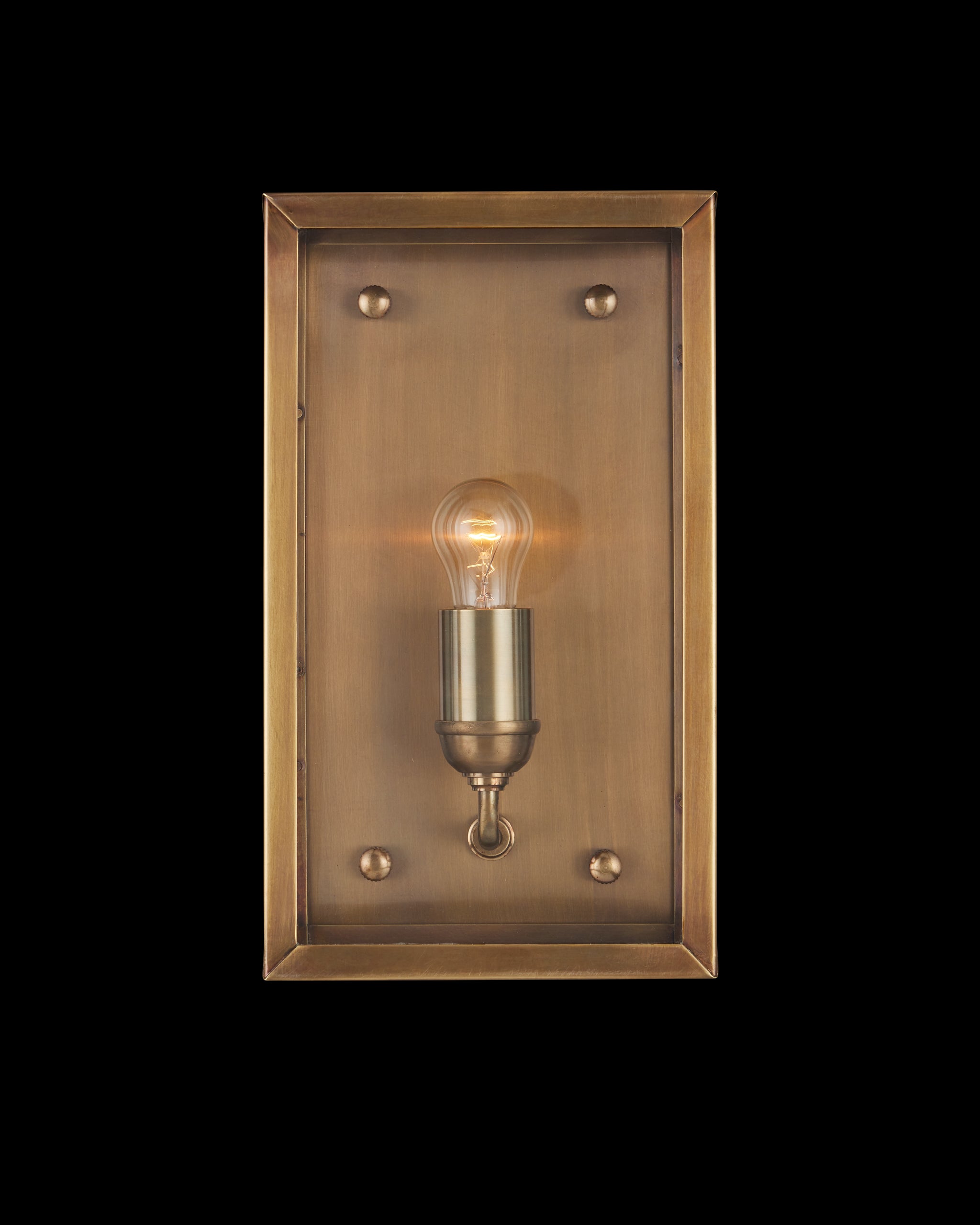 Currey & Company Royster Brass Outdoor Wall Sconce