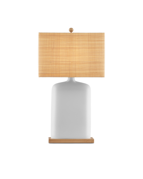 Currey & Company Musing White Table Lamp