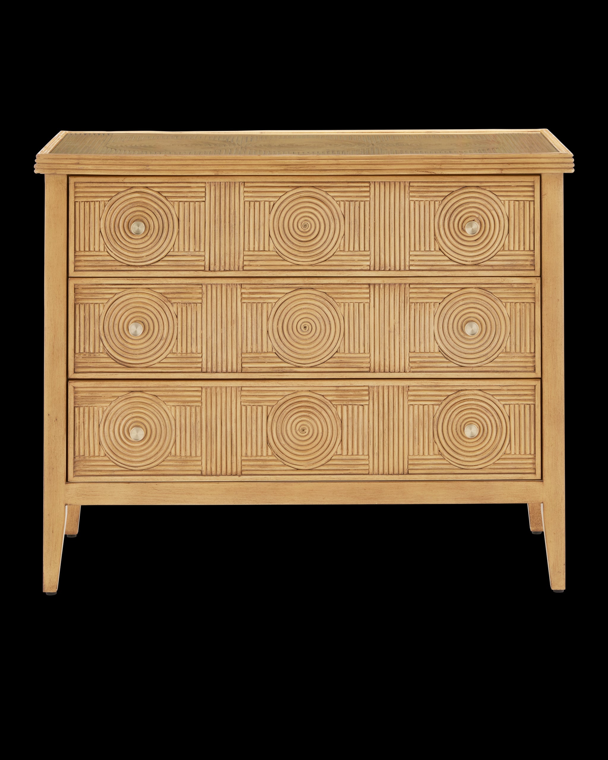 Currey & Company Santos Sea Sand Large Chest