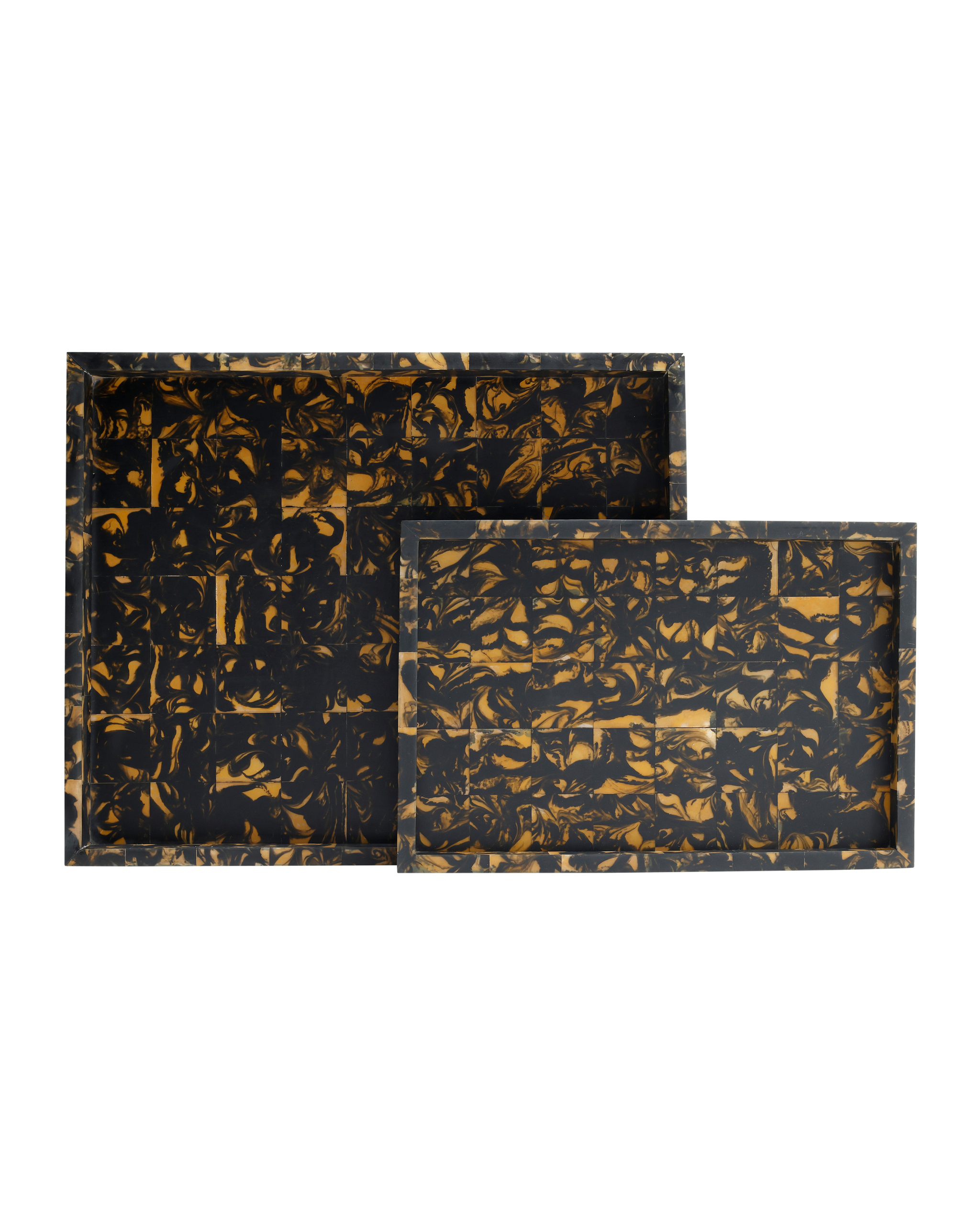 Currey & Company Thrace Tray Set Of 2