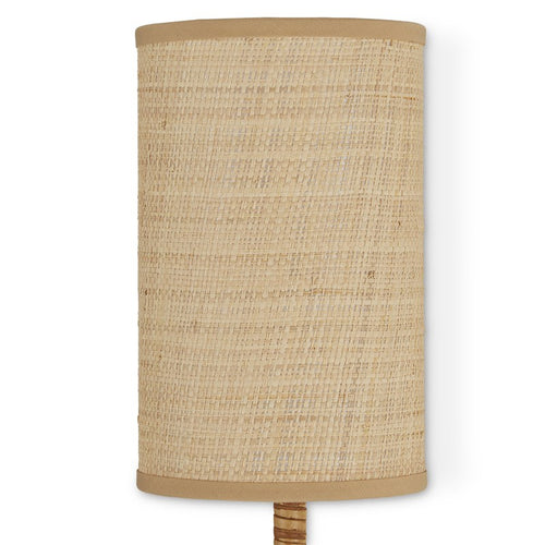 Currey And Company Capriole Rattan Wall Sconce