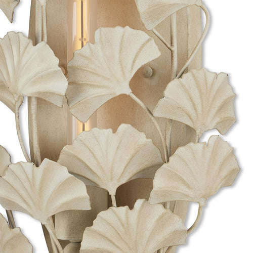 Currey And Company Maidenhair Ivory Wall Sconce