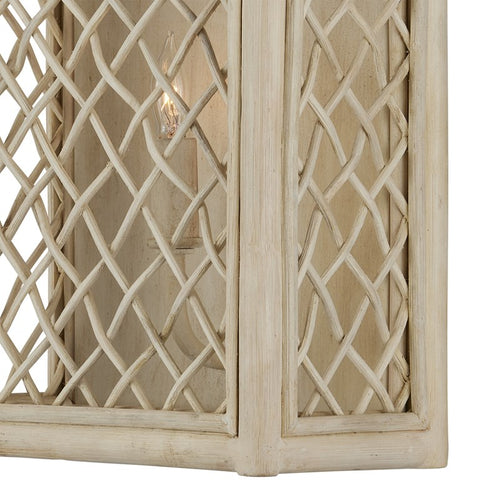 Currey And Company Wanstead Ivory Wall Sconce