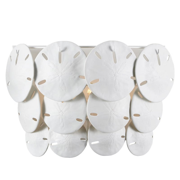 Currey And Company Tulum White Wall Sconce