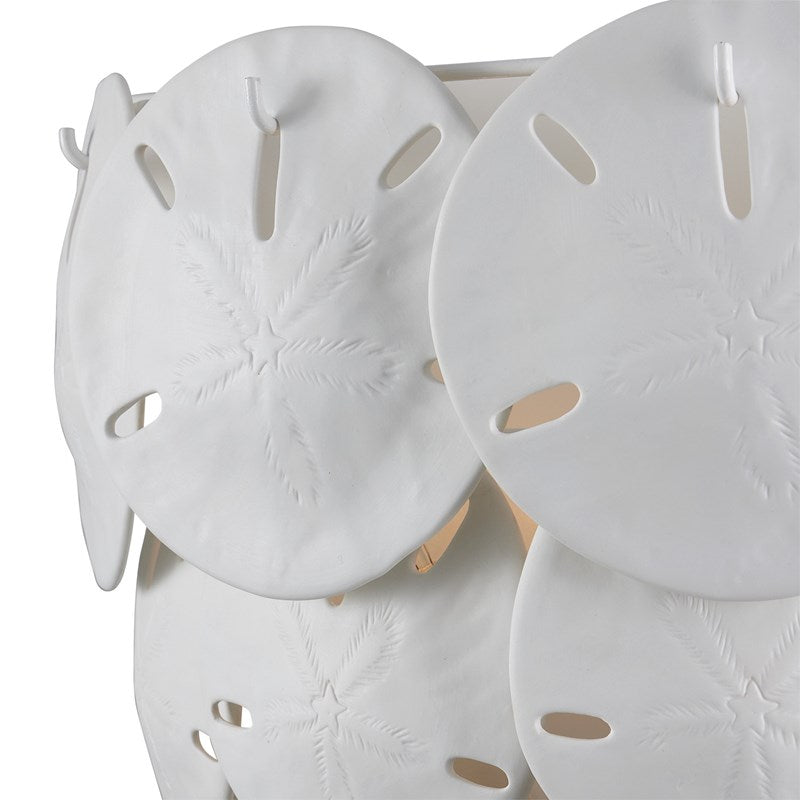 Currey And Company Tulum White Wall Sconce