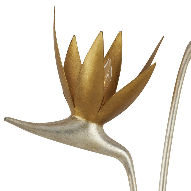 Currey And Company Paradiso Gold & Silver Wall Sconce, Right