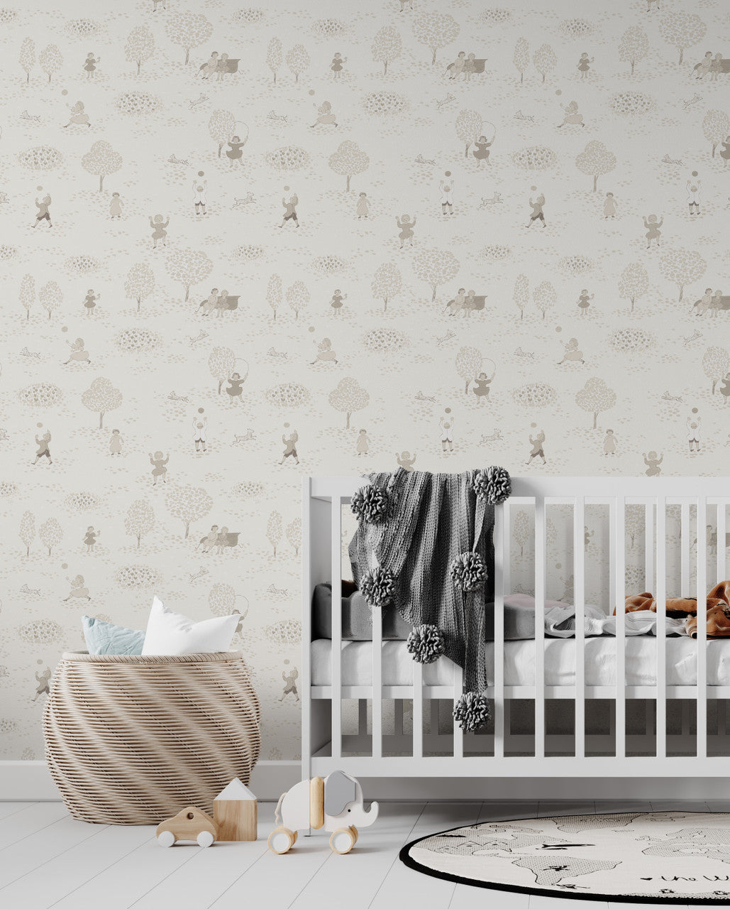 Paule Marrot  Playing in the Park Wallpaper