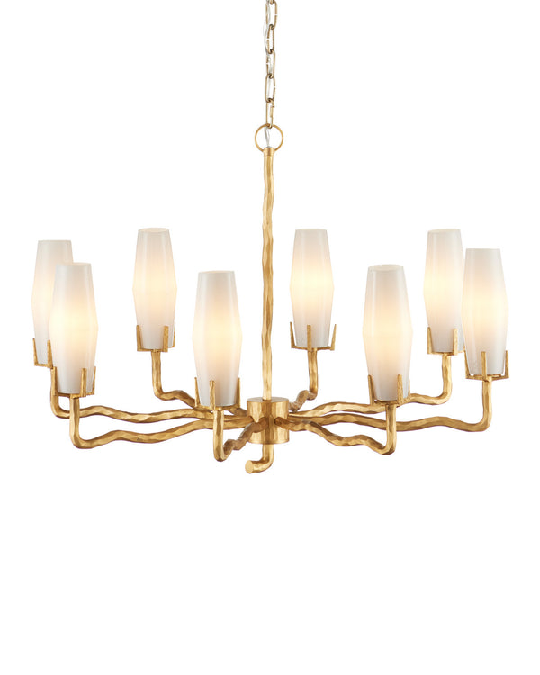 Currey & Company 36" Mathilda 8 Light Chandelier