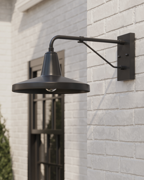 Currey & Company Mariner Black Outdoor Wall Sconce