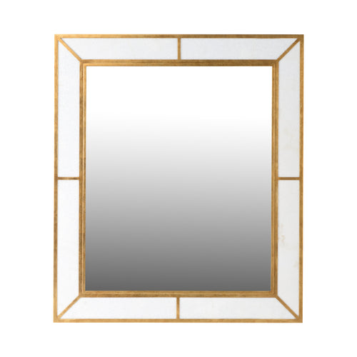 Chelsea House Madison Marbleized Mirror Brass