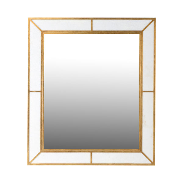 Chelsea House Madison Marbleized Mirror Brass