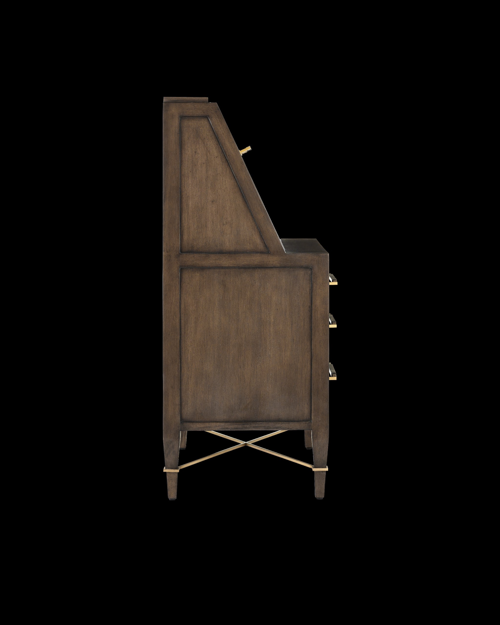 Currey & Company Verona Chanterelle Secretary Desk