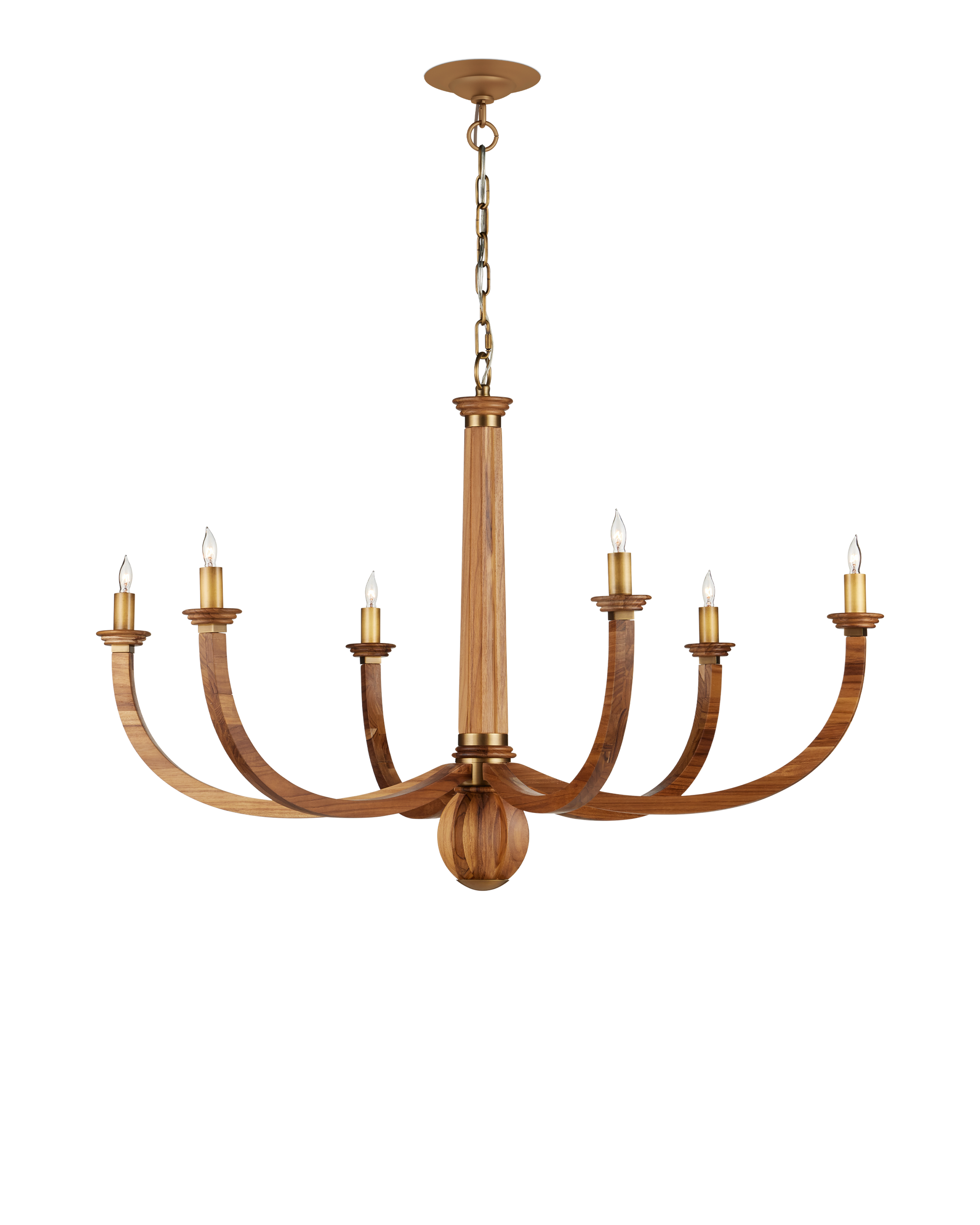Currey & Company Woodcroft Chandelier