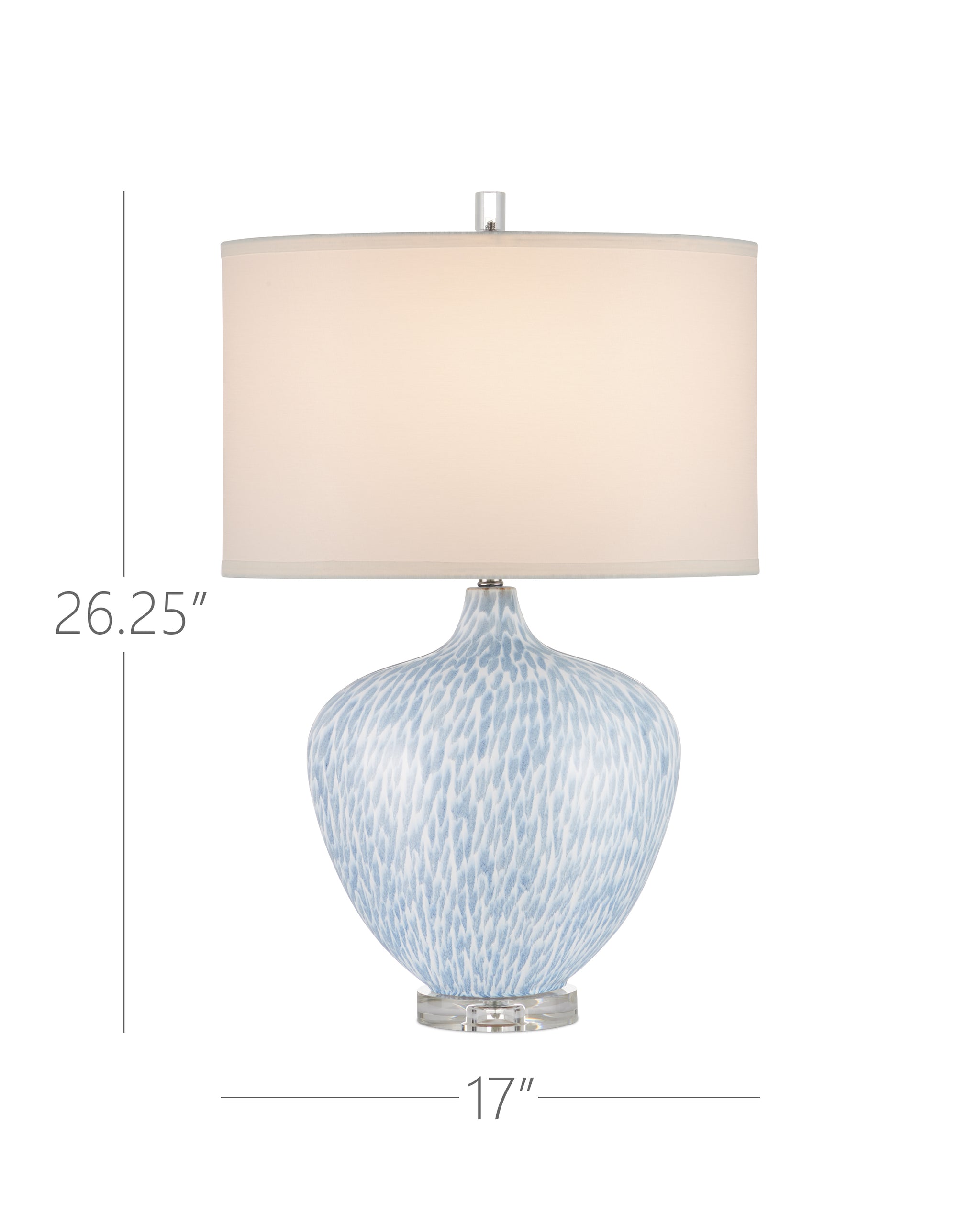 Currey & Company Tinney Blue Table Lamp