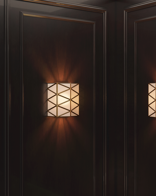 Currey & Company Polyhedron Wall Sconce