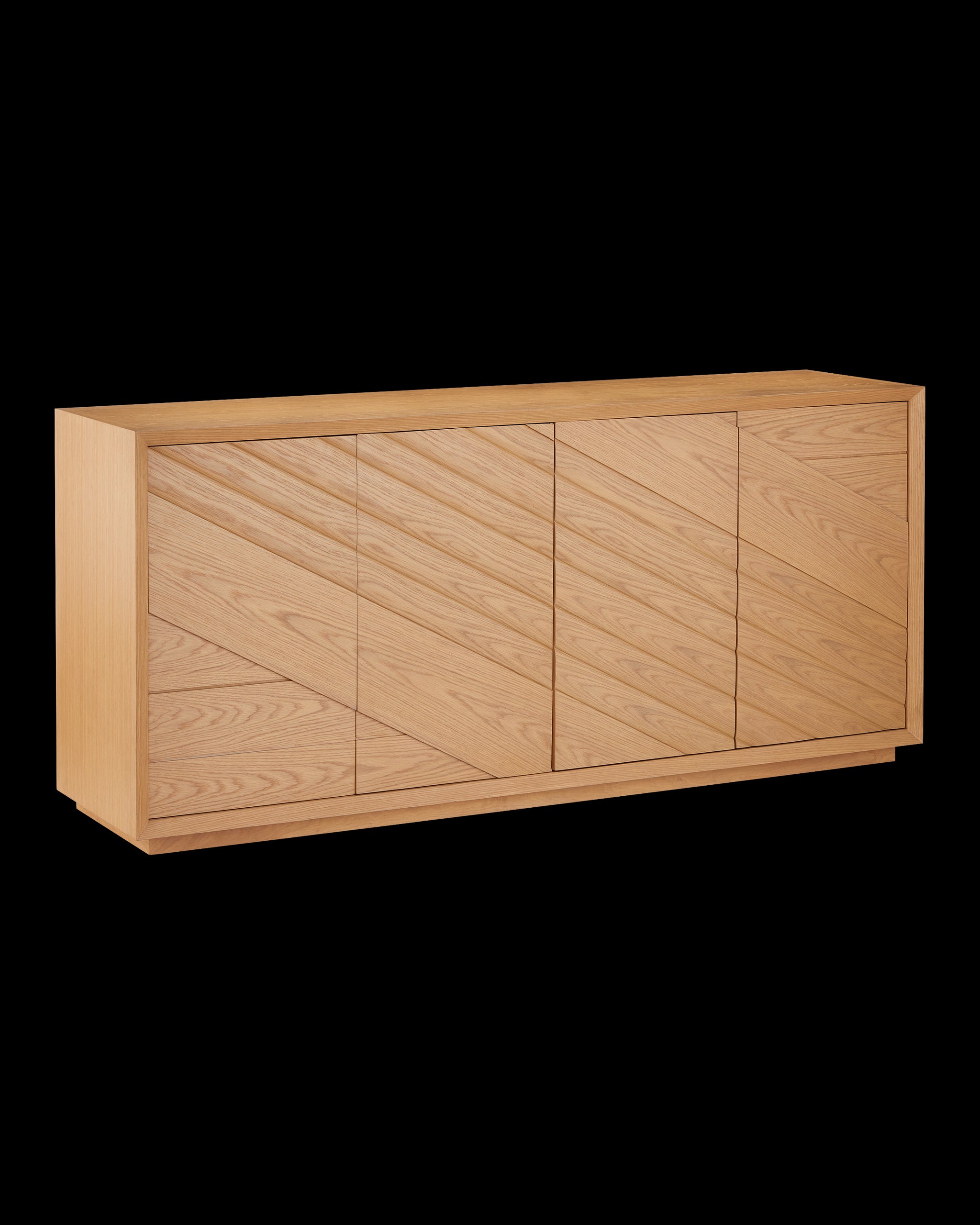 Currey & Company Margot Natural Oak Credenza