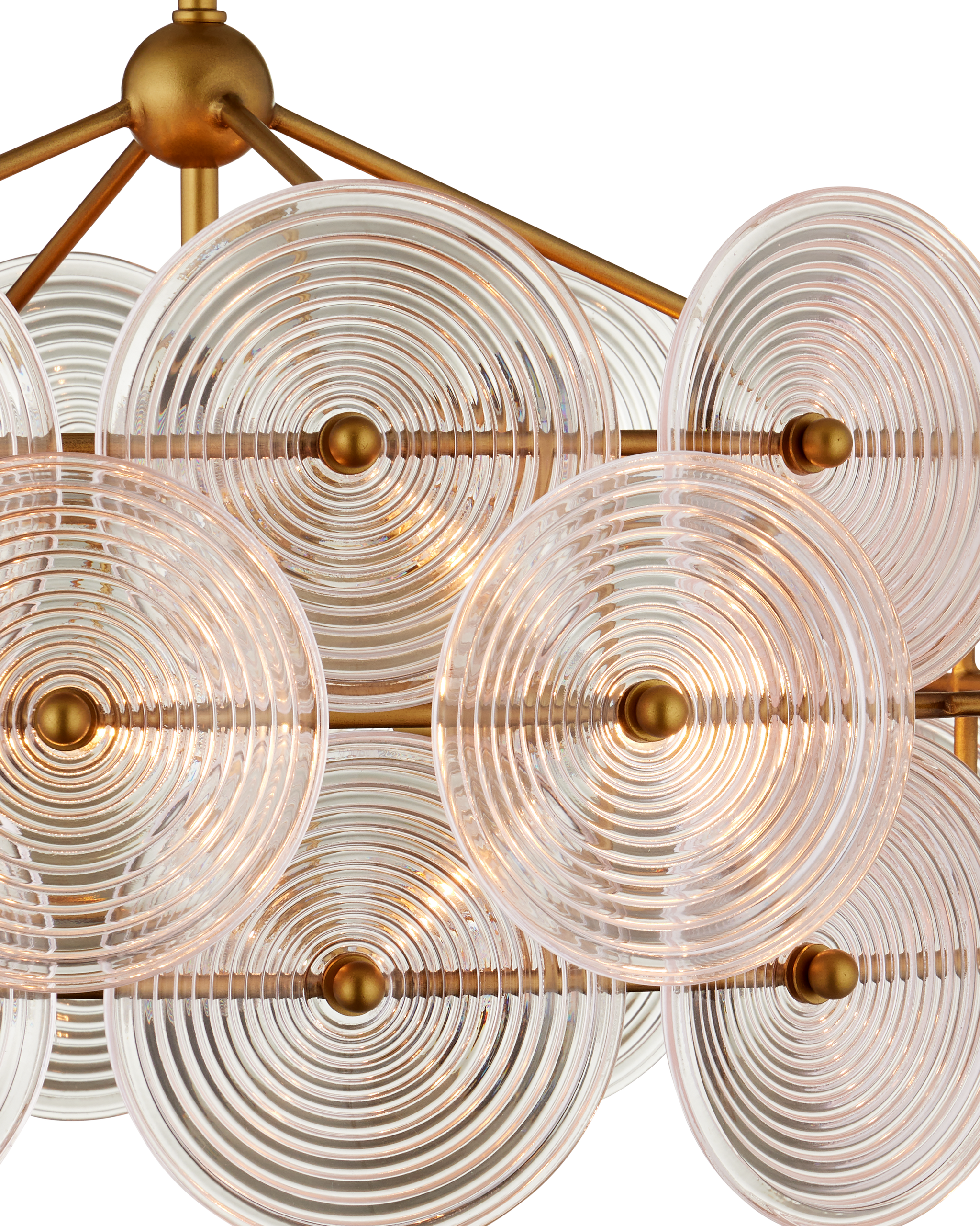 Currey And Company Whirlwind Medium Pink Chandelier