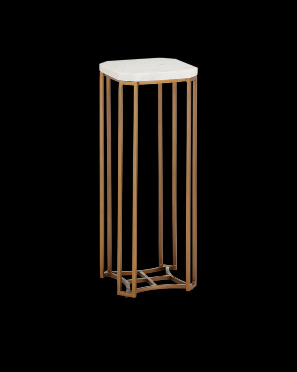 Currey & Company Ocho Marble Drinks Table