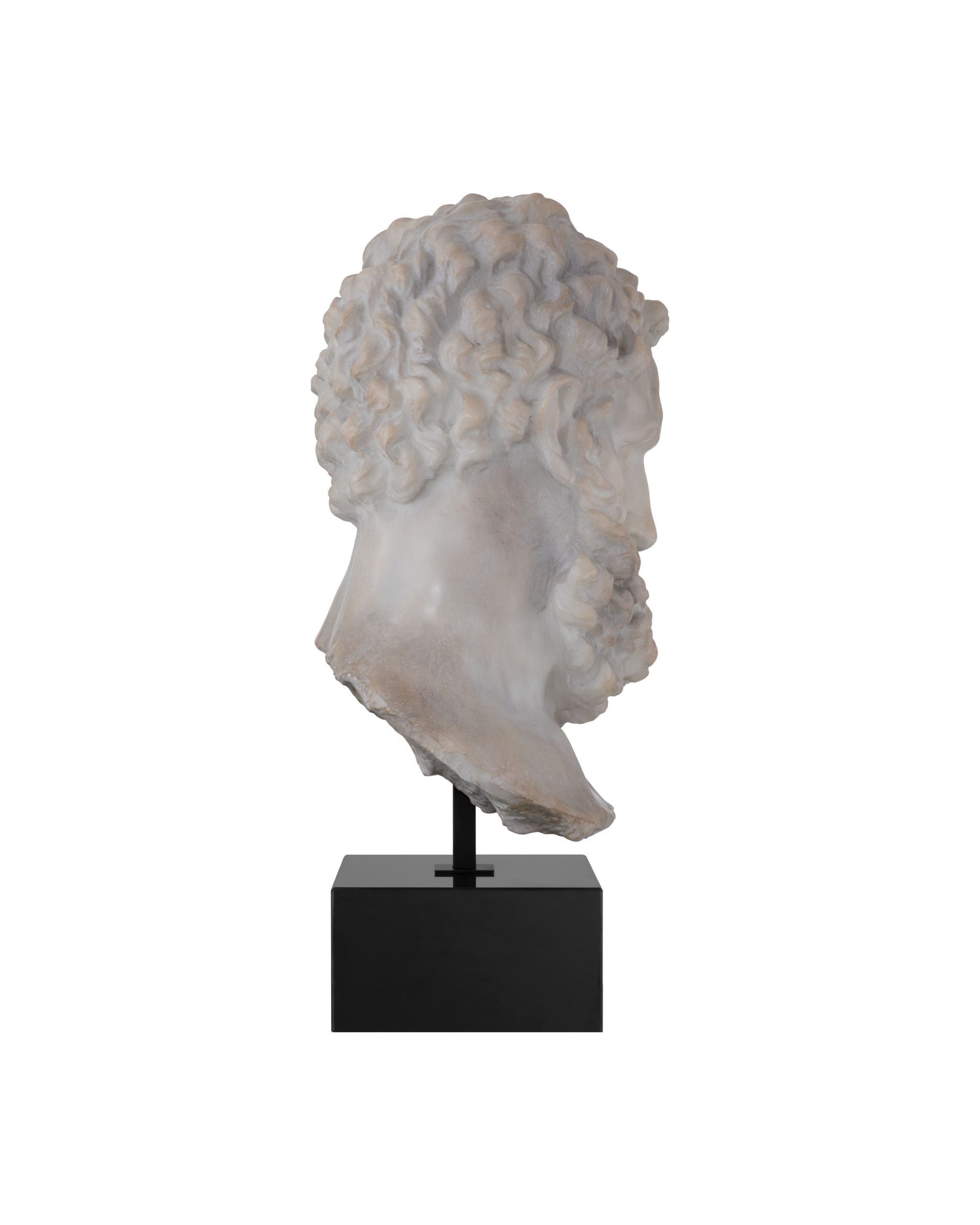 Currey & Company Hercules Head On Metal Stand