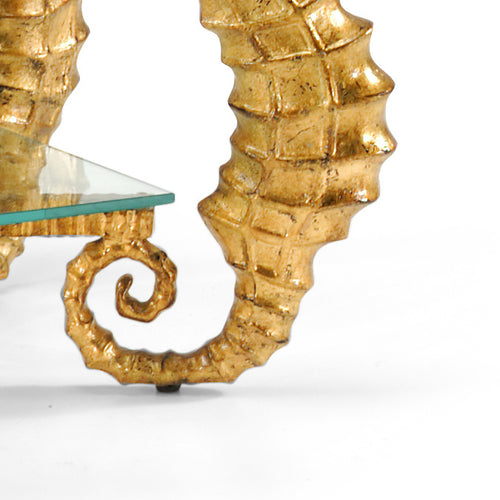 Chelsea House Seahorse Coffee Table Gold