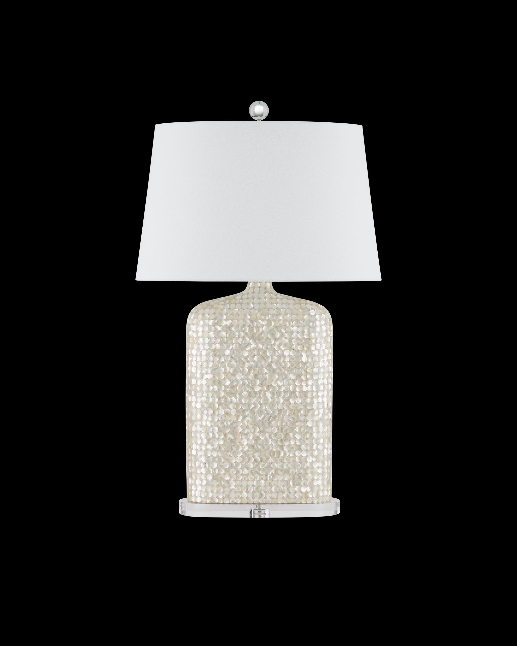 Currey & Company Gerri Dot Mother Of Pearl Table Lamp