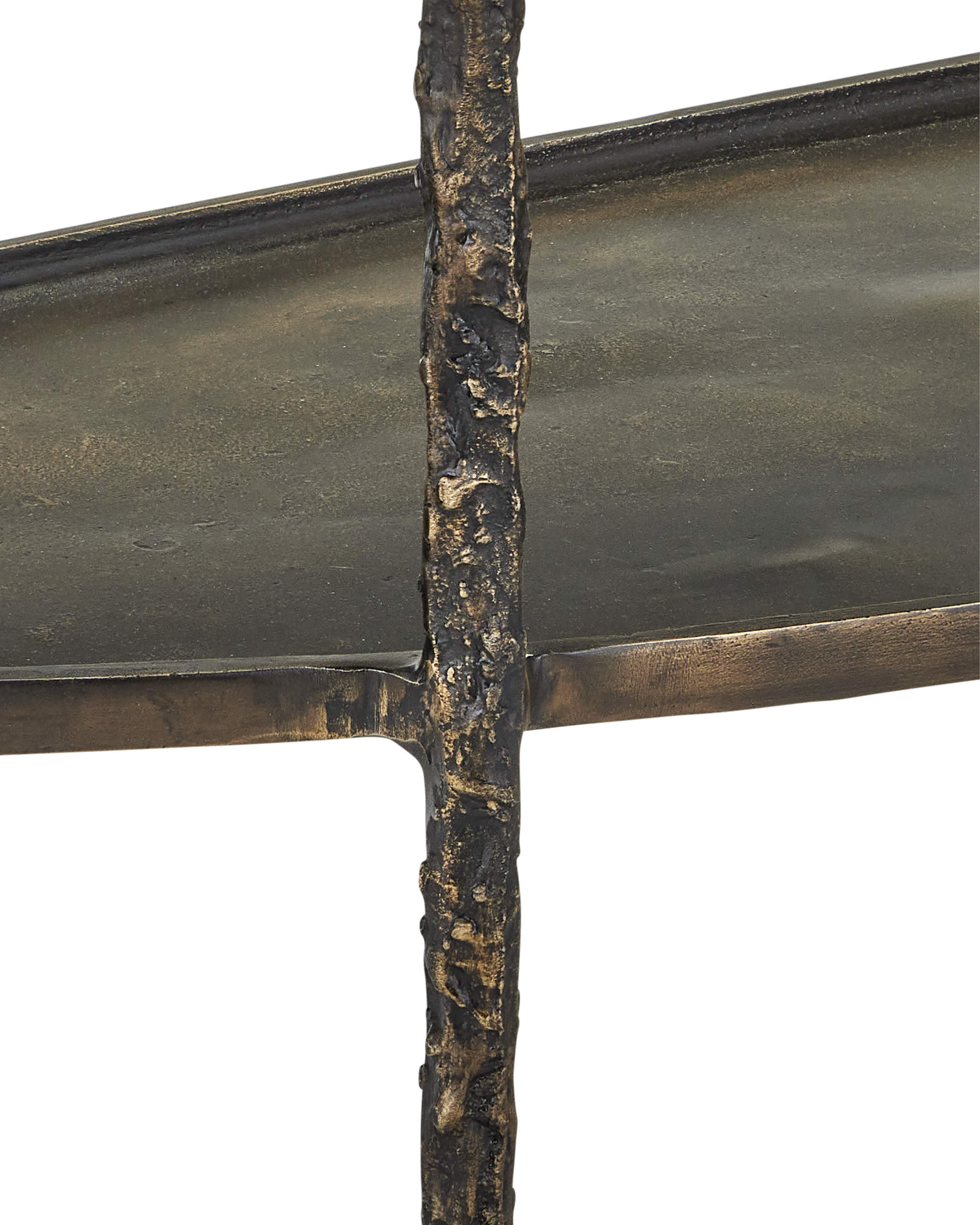 Currey & Company Spalzato Demi Lune Console Table
