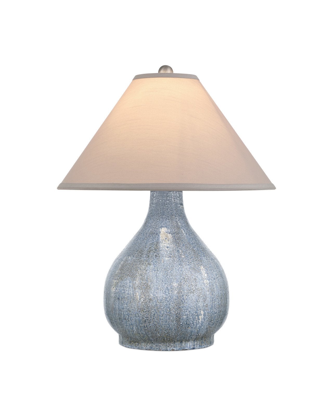 Currey & Company Malin Gray Ceramic Table Lamp