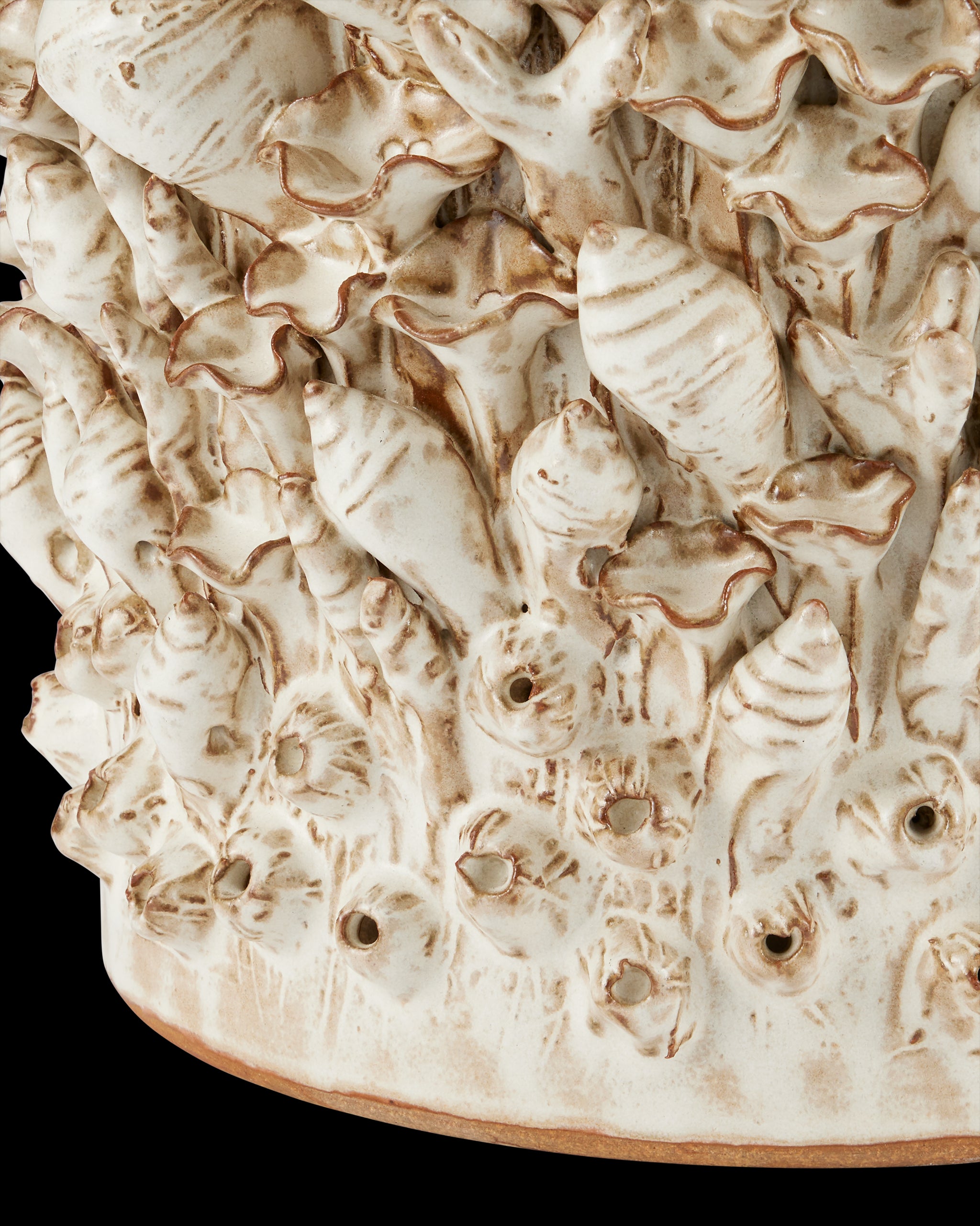 Currey & Company Corfu Ivory Accent Table