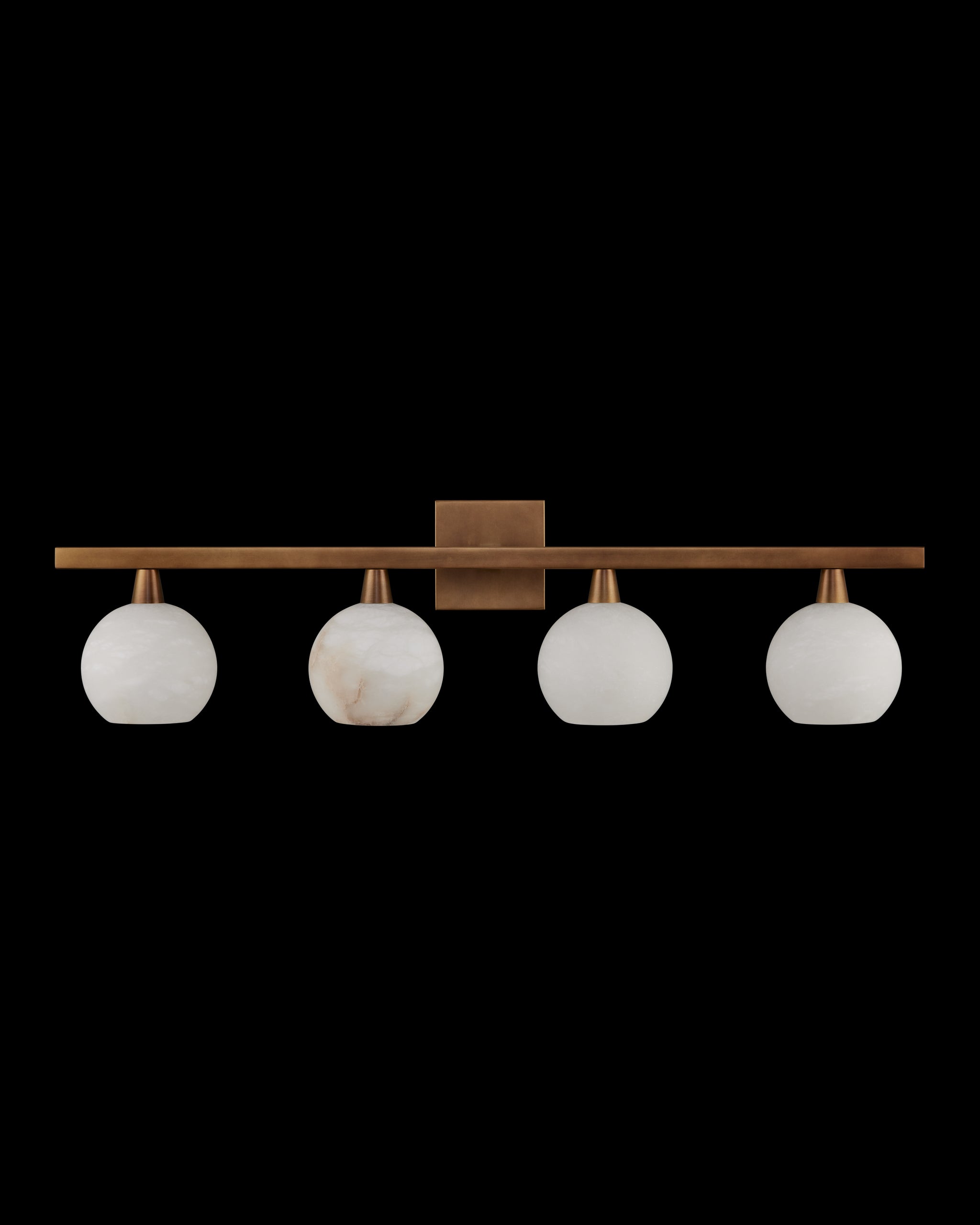 Currey & Company Bombelles Brass Bath Bar