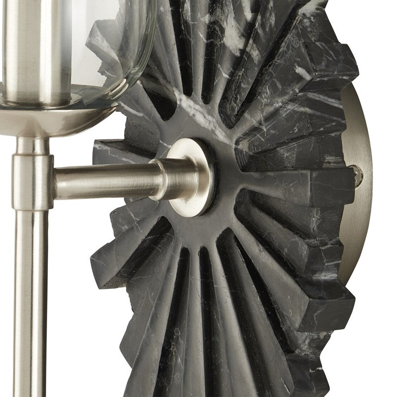 Currey And Company Benthos Black Wall Sconce