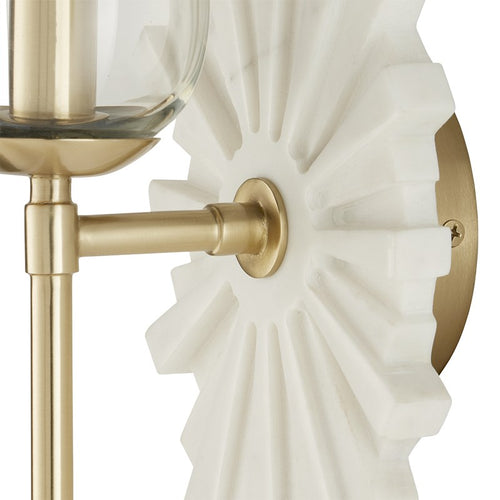 Currey And Company Benthos White Wall Sconce